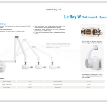  Lifedent X-Ray Wall Mounted-מערכת רנטגן דנטלית קירית